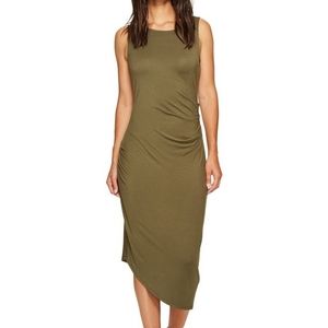 Calvin Klein Sleeveless Side Ruched Dress, Small